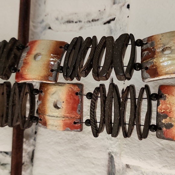 Handmade Colombian beaded belt - Picture 2 of 2